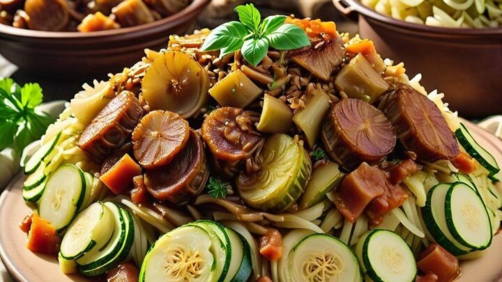 Bigos z cukinii I kapusty