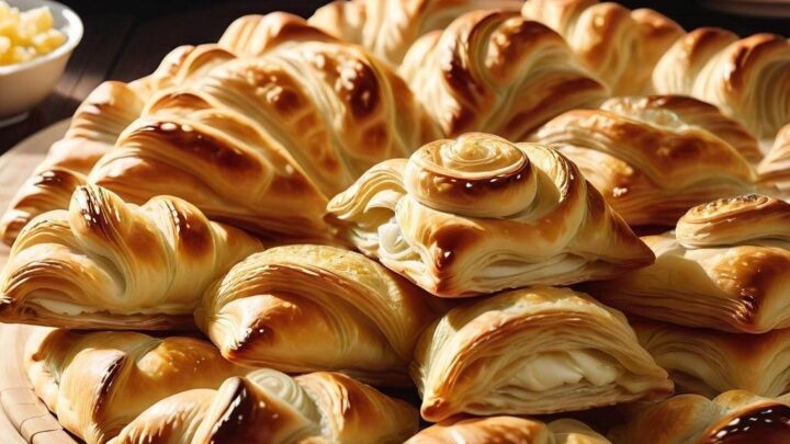 Czym smaruje się ciasto francuskie